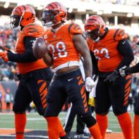 Bengals Players Celebrate Touchdown