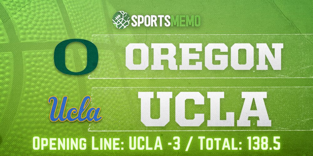 Oregon vs UCLA logo